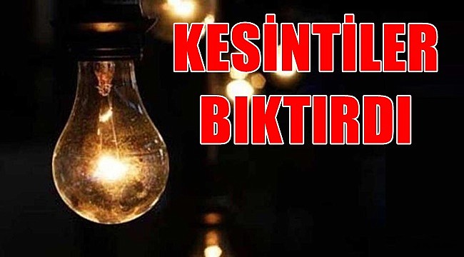 Urfa'da Kesintiler Bıktırdı...