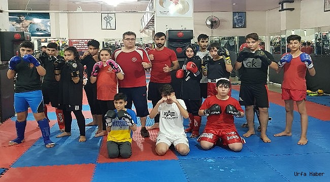 Urfa'lı Kick Boksçular Türkiye Şampiyonasına Hazır