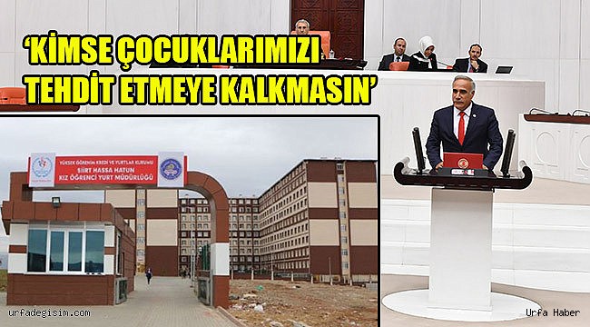 Vekil Aydınlık, öğrenci yurdunu Meclise taşıdı