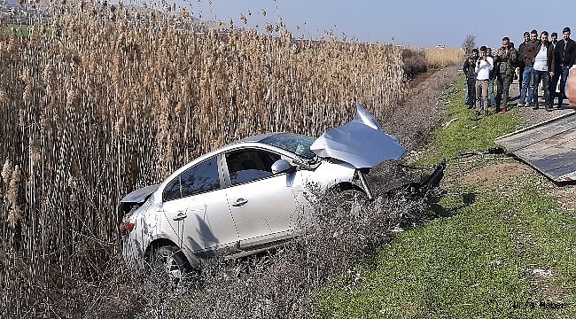 Akçekale yolunda kaza