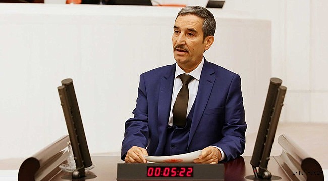 Urfa vekili Suruç ovasını meclise taşıdı
