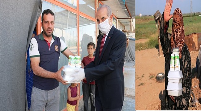BAŞKAN YALÇINKAYA’DAN 500 AİLEYE SICAK İFTAR YEMEĞİ