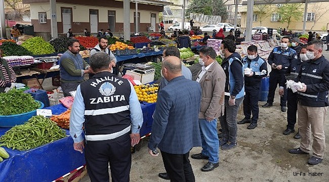 Haliliye'de Semt Pazarları Salgına Karşı Kontrol Altında