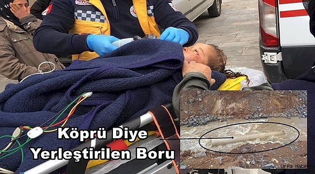 Viranşehir'de Derme Çatma Köprü çöktü