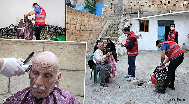 Valilikten evden çıkamayan vatandaşlara özel bakım