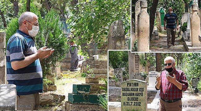 Yasak öncesi mezarlığa akın ettiler