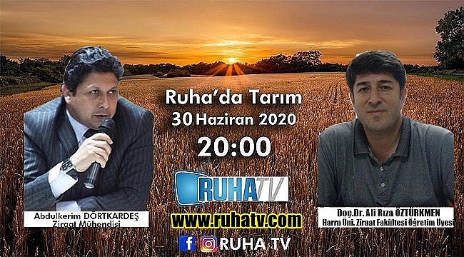 GAP'ta Tarım Ruha TV'de ele alınıyor