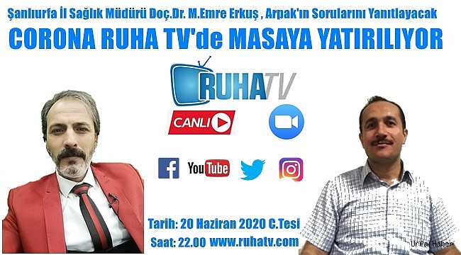 Korona Virüsü Ruha TV'de ele alınıyor