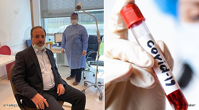 Vekil Özcan, Covid-19 testi yaptı
