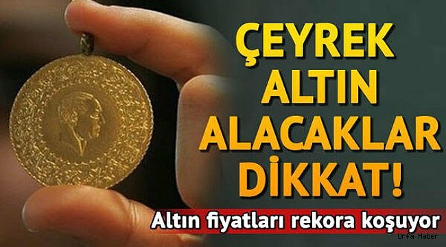 Altın fiyatları rekor üstüne rekor kırıyor