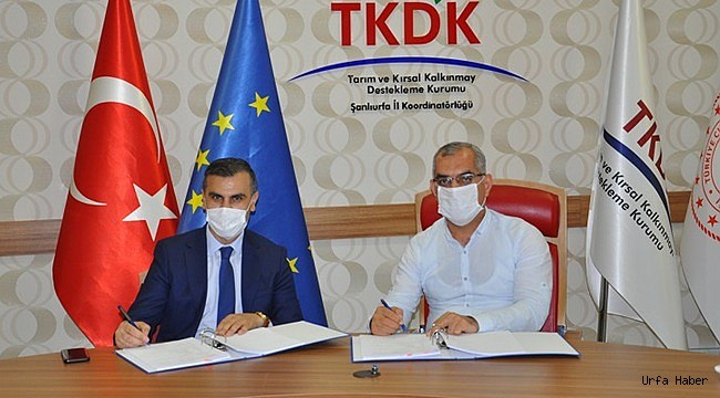 Şanlıurfa'da kırsal kalkınma için karşılıklı imzalar atıldı