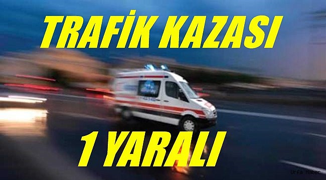 Araba motorsiklete çarptı: 1 Yaralı
