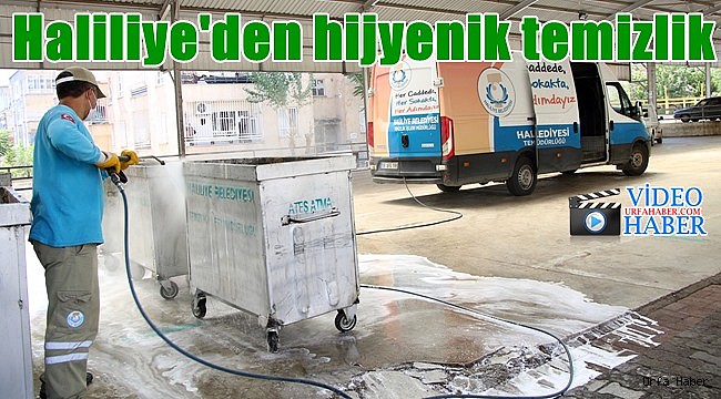 Haliliye'den hijyenik temizlik