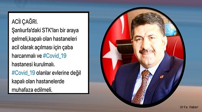 Şanlıurfa'ya hastane yapılacak