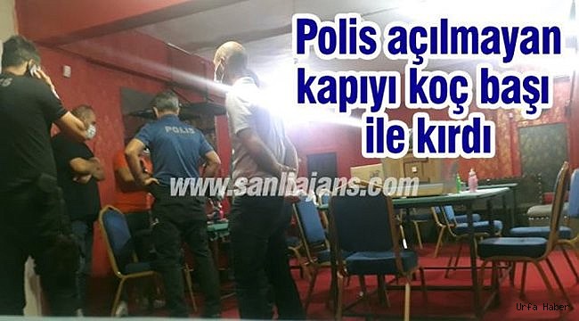 Urfa'da tombala baskını