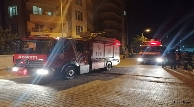 Karaköprü'de bir ev alev aldı