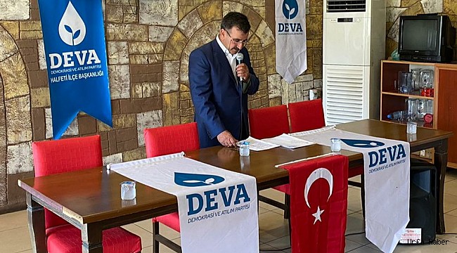 DEVA Partisi Halfeti İlçe Başkanı belli oldu