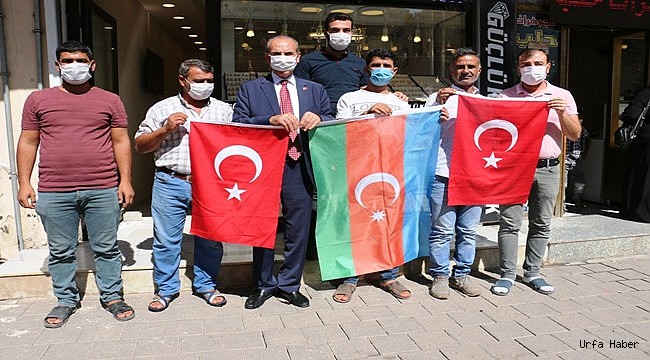 Akçakale Belediye Başkanı'ndan  Azerbeycana'a destek!