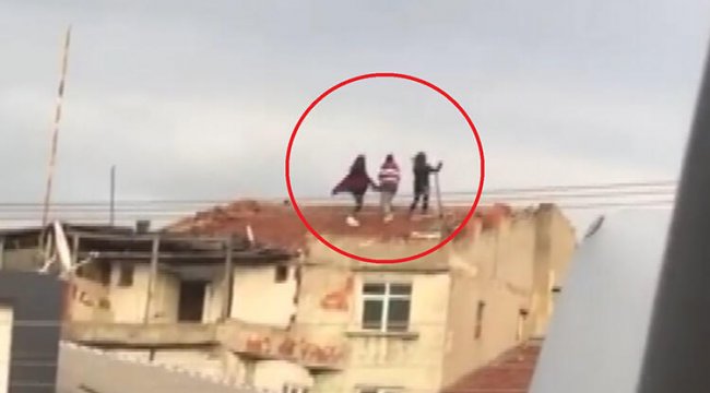 3 genç kız video çekip paylaştı! Görüntülere tepki yağdı