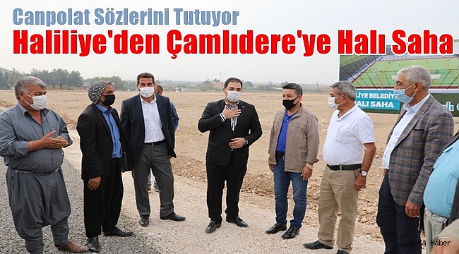 Haliliye'den Çamlıdere'ye halı saha