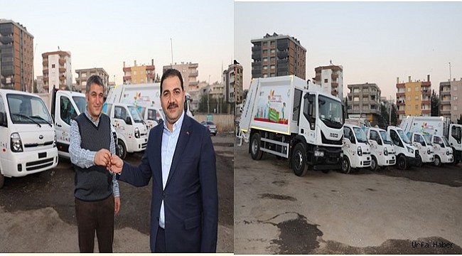 Haliliye Temizlik Filosuna 7 Yeni Araç Daha Kazandırdı