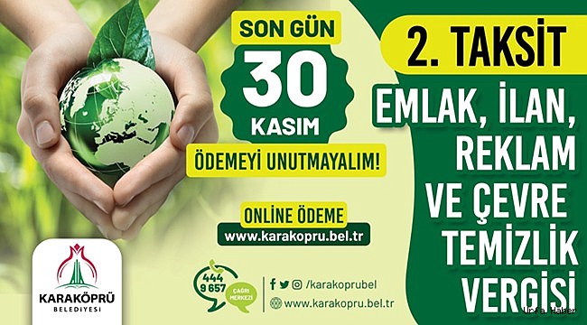 Karaköprü Belediyesi'nden Uyarı