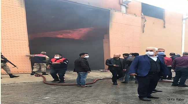 Organize sanayi bölgesinde yangın