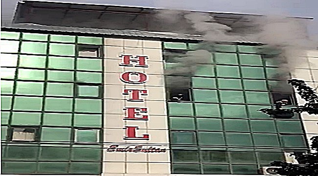 Urfa'da Otel Yangını !
