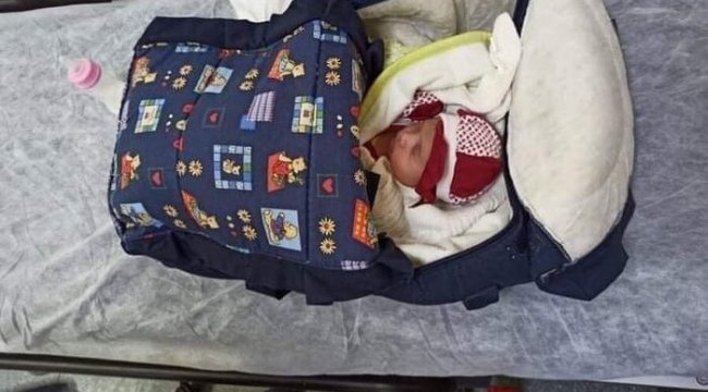 Apartman girişine terk edilmiş 1 aylık bebek bulundu