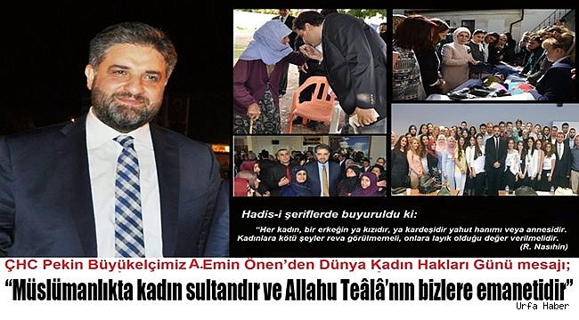 Büyükelçi Önen Kadınları Unutmadı