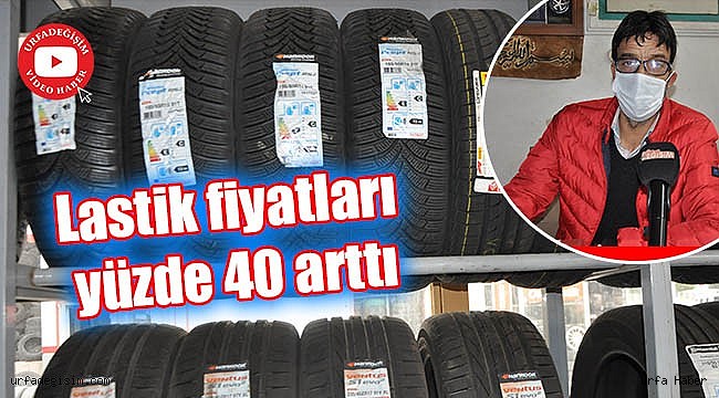 Urfa'da Oto Lastikçilerinde 'Kış mesaisi'