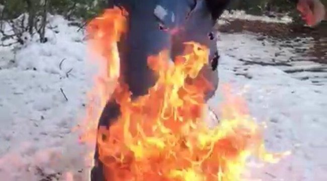 Ateşi benzinle harlaması faciaya neden oluyordu