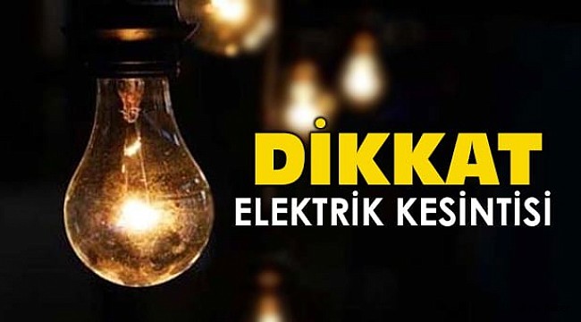 Urfa'da Elektrikler Kesilecek