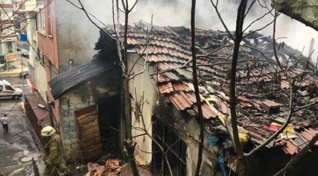 Yangın çıkaran madde bağımlıları mahalleliyi ayağa kaldırdı
