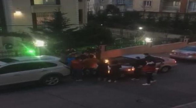 Bağcılar'da tepki çeken görüntü! Kısıtlamada sokakta doğum günü partisi