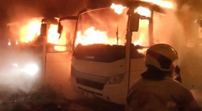 Bursa'da korku dolu anlar! Patlama sonrası alev topuna döndüler