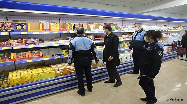 Haliliye'de Zabıtadan Market Denetimi