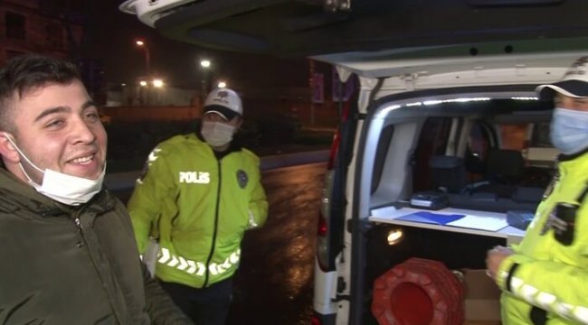 Kısıtlamayı delip kaza yapan alkollü gençler  tehdit yağdırdı!