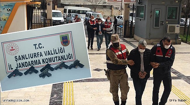 Cipin bagajında 6 tabanca bulundu