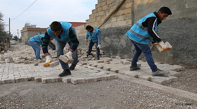 Haliliye Belediyesinden 3 Mahallede Üst Yapı Çalışması