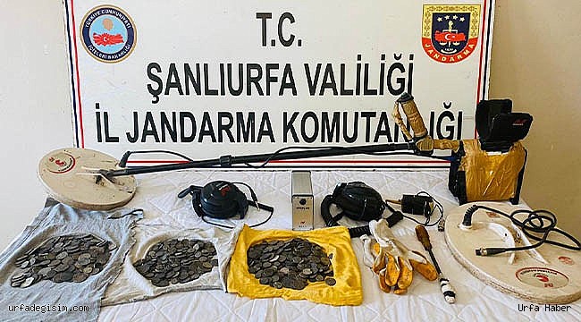 Roma dönemine ait bronz sikkeler ele geçirildi