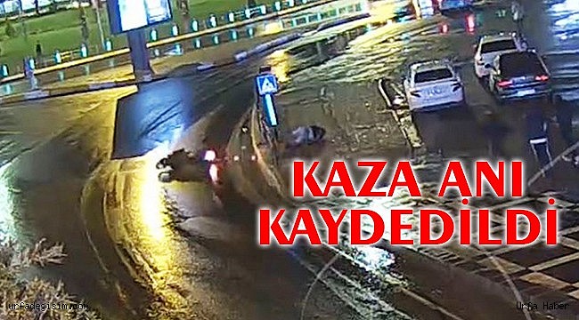 Trafik kazaları güvenlik kameralarına yansıdı!