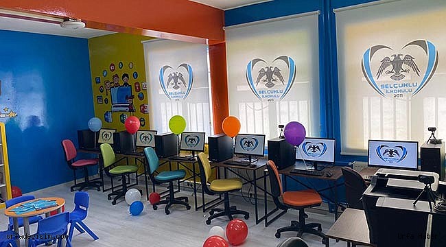 Eyyübiye'deki okulda bilişim sınıfı kuruldu!