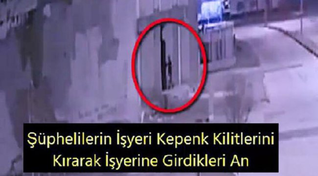 Kameradan belirlenen 3 hırsızlık şüphelisi tutuklandı