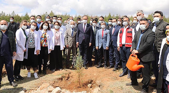 Sağlık çalışanları anısına orman!