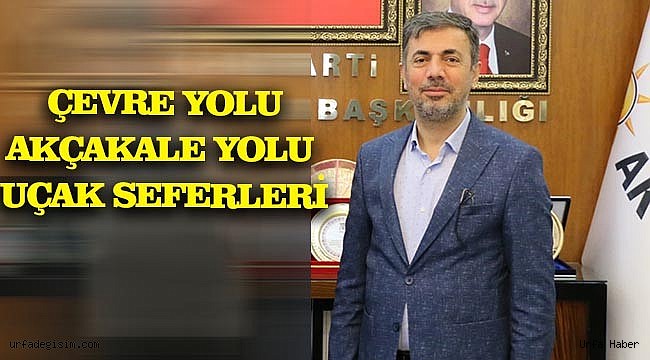 Şanlıurfa'nın Sorunlarını Erdoğan'a iletti