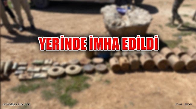 Sınırda çok sayıda patlayıcı ele geçirildi
