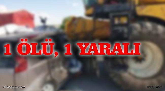 Feci kaza! Otomobil biçerdövere çarptı!