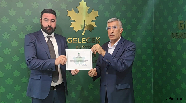 Gelecek Partisi Urfa'daki İlçe Başkanını Belirledi!