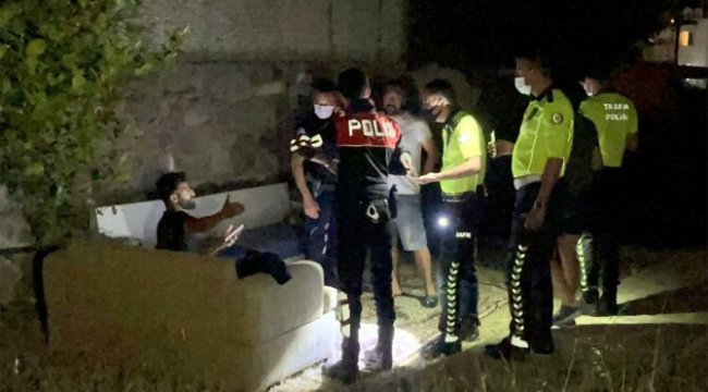 Polislerle film gibi künefe kovalamacası